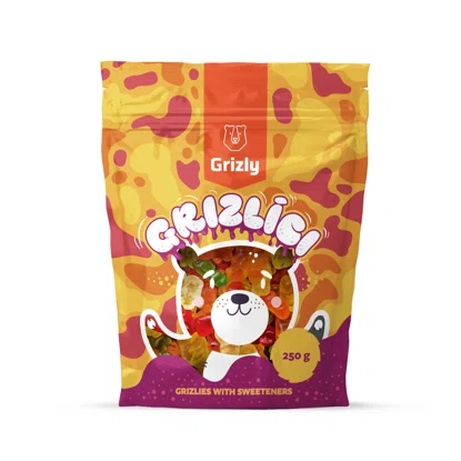 GRIZLY Grizlíci se stévií  50g