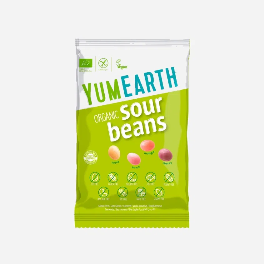 Gumové kyselé fazolky BIO