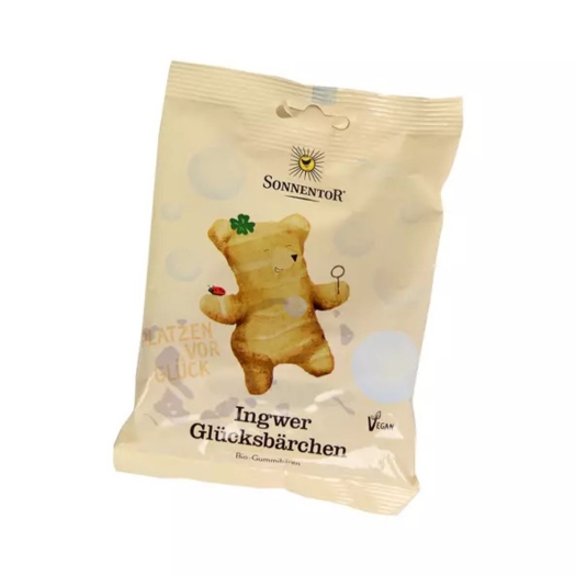 Gumové medvedíky so zázvorom Šťastie bio