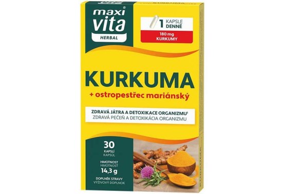 Herbal Kurkuma a ostropestřec mariánský