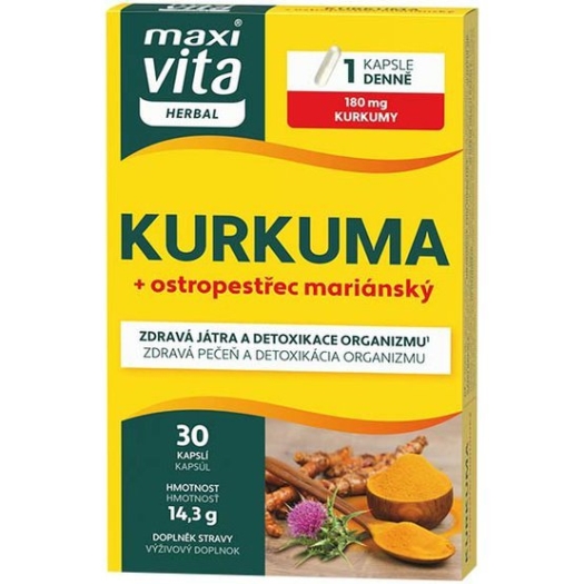 Herbal Kurkuma a ostropestřec mariánský
