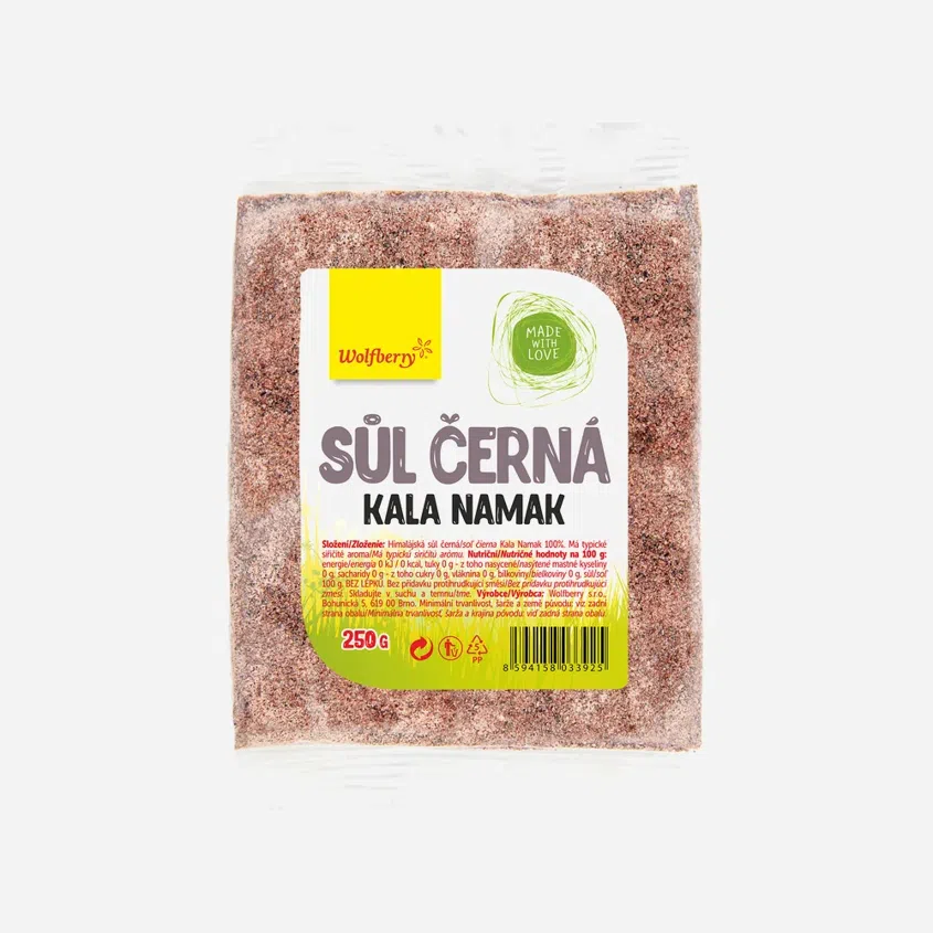 Himalájská sůl černá Kala Namak
