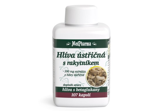 Hlíva ústřičná s rakytníkem