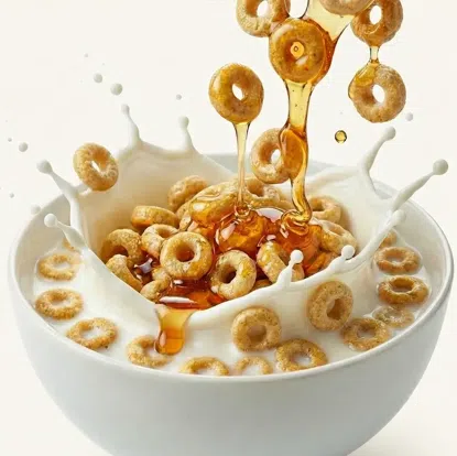 Honey Loops obohacené vitamíny a železem 6 x 375 g