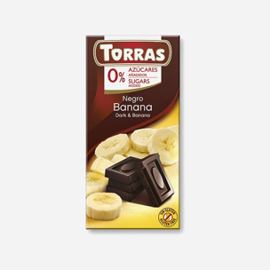 Hořká čokoláda s banánem