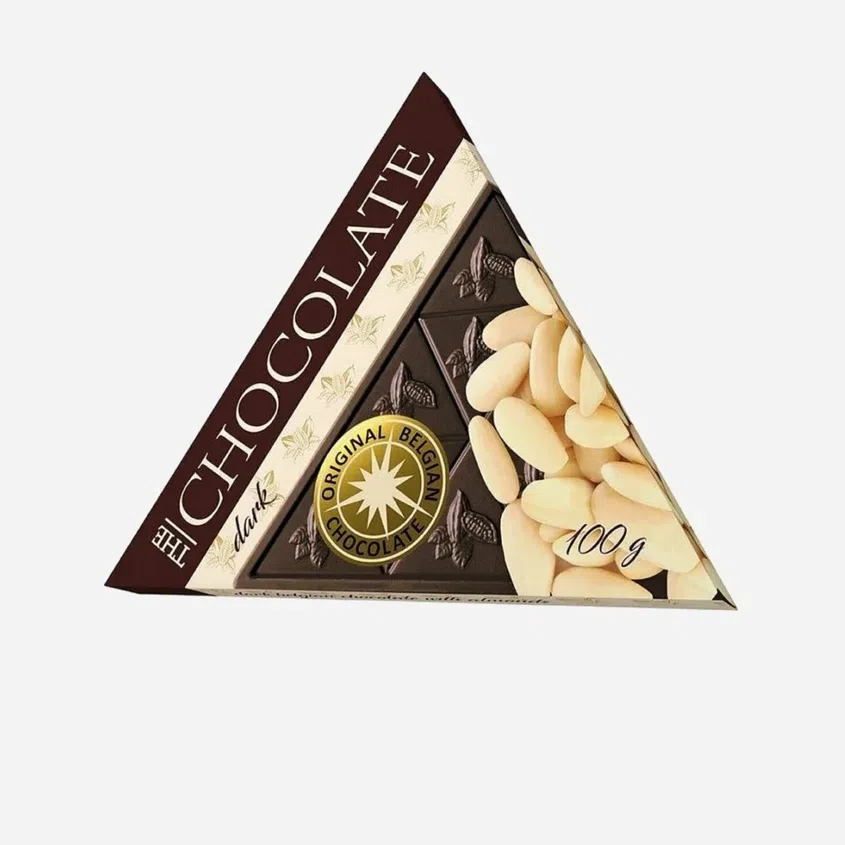 Hořká čokoláda s mandlemi