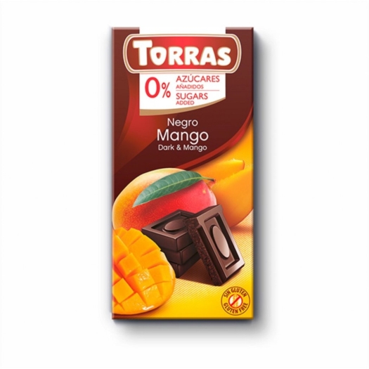 Hořká čokoláda s mangem
