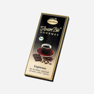 Hořká čokoláda s příchutí espresso BIO