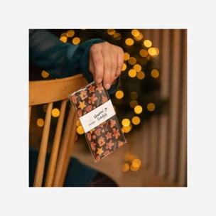 Hořká čokoláda s vánočním potiskem