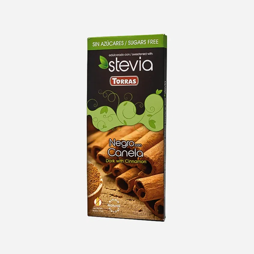 Hořká čokoláda se sladidlem se skořicí