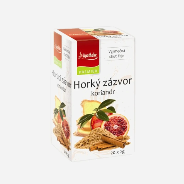 Horký zázvor a koriandr