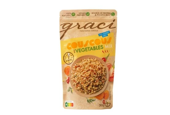 Hot cereal Kuskus - zeleninový mix