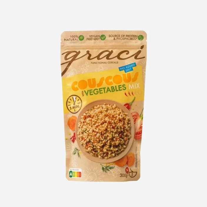 Hot cereal Kuskus - zeleninový mix