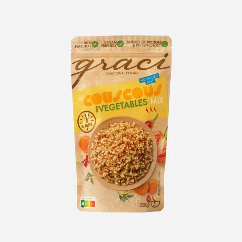 Hot cereal Kuskus - zeleninový mix