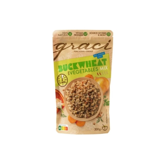 Hot cereal Pohanka - zeleninový mix