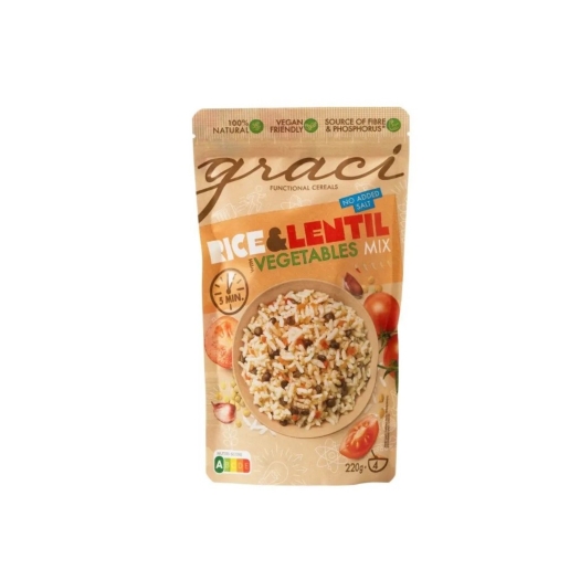 Hot cereal Rýže a Čočka se zeleninou