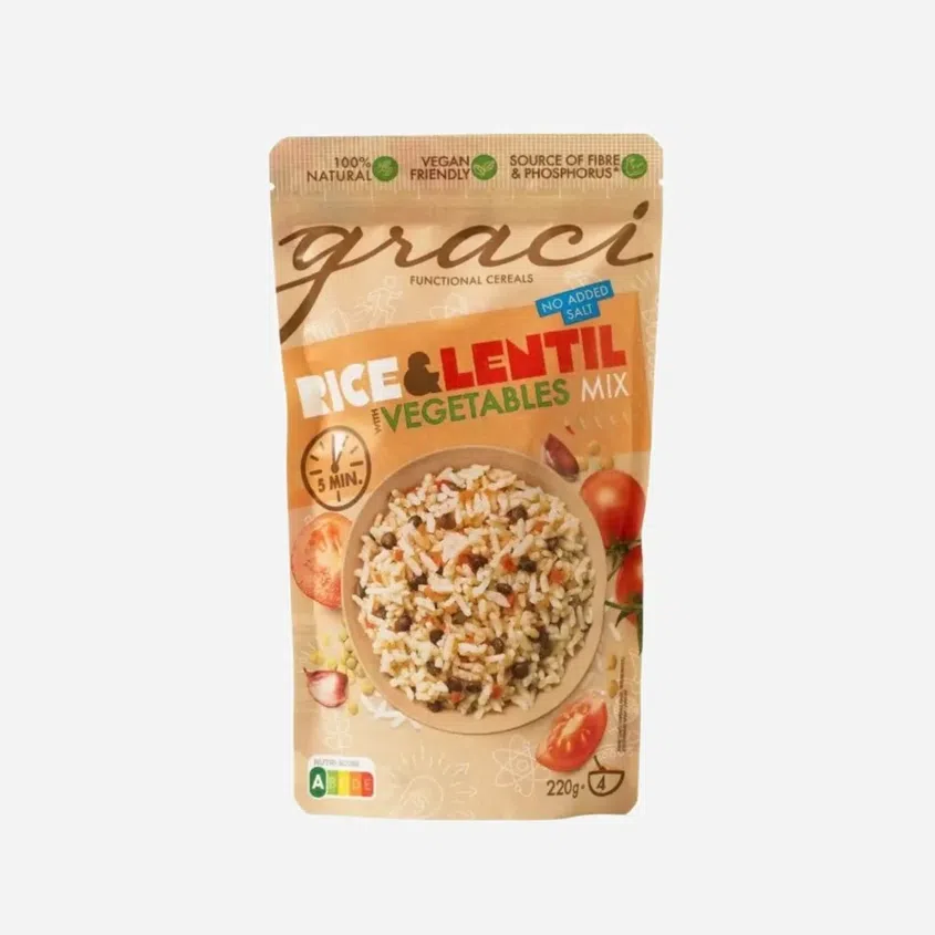 Hot cereal Rýže a Čočka se zeleninou