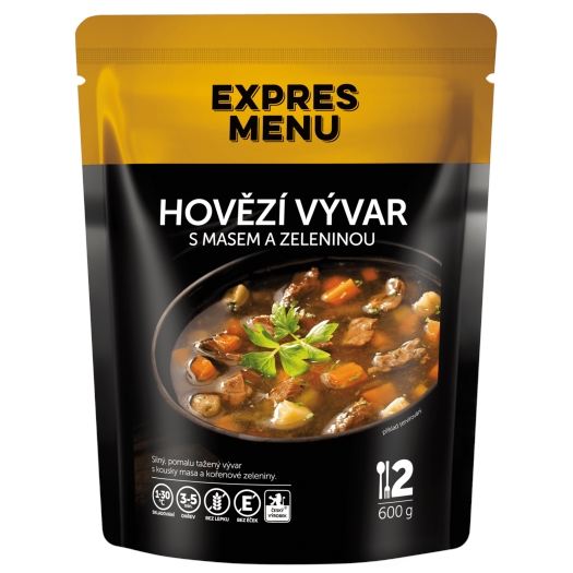 Hovězí vývar se zeleninou