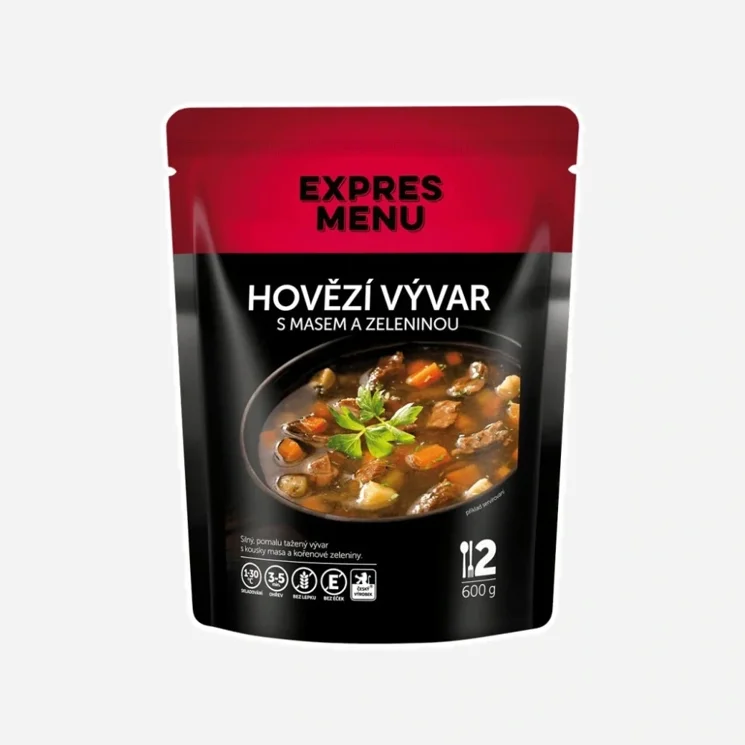 Hovězí vývar se zeleninou