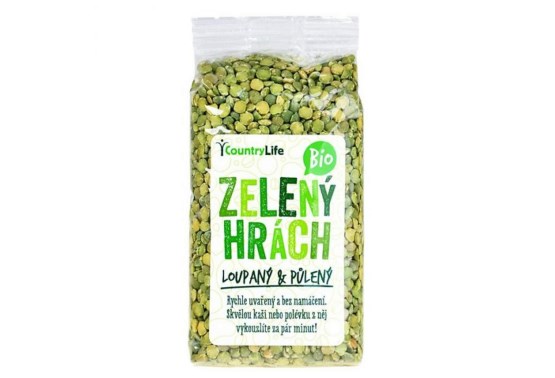 Hrach zelený polený BIO