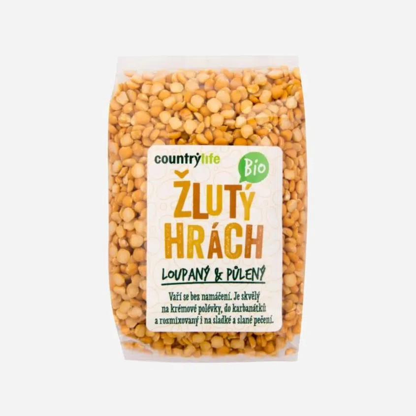 Hrách žlutý půlený BIO