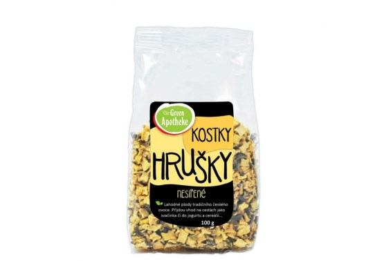 Hrušky kocky nesírené