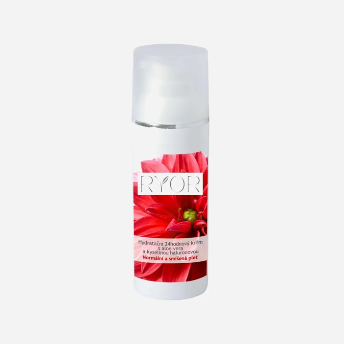 Hydratační 24hodinový krém s aloe vera a kyselinou hyaluronovou