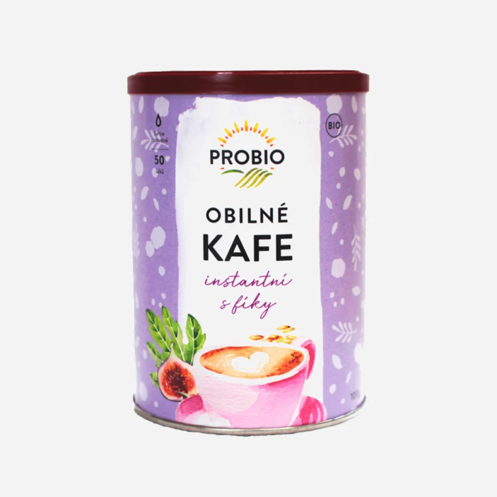 Instantní obilné kafe s fíky
