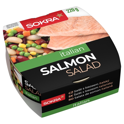 Italský salát s lososem