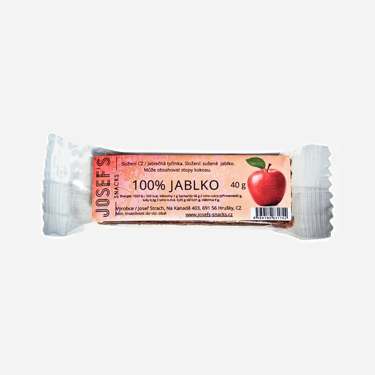 Jablečná tyčinka 100% jablko