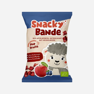 Jablečné kostky borůvka BIO