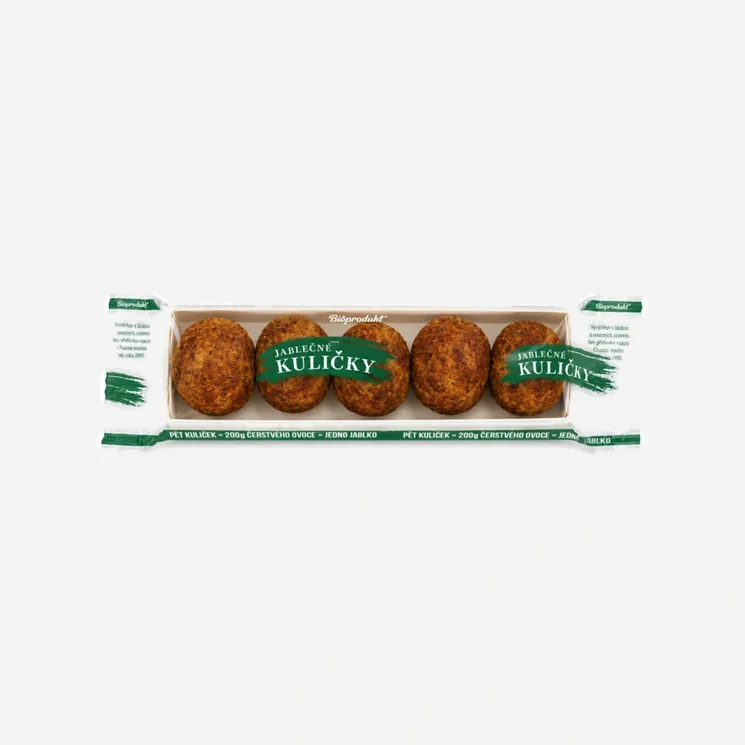 Jablečné kuličky natural RAW