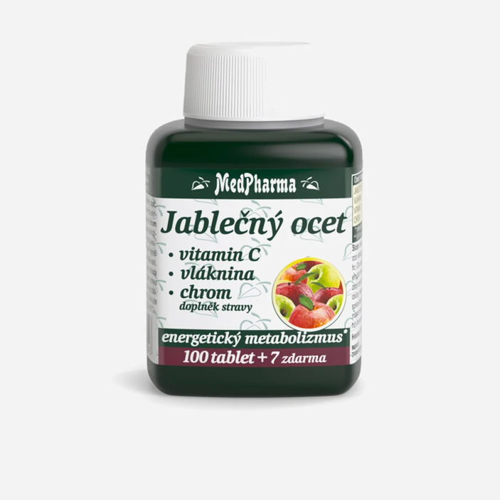 Jablečný ocet, vláknina a chrom