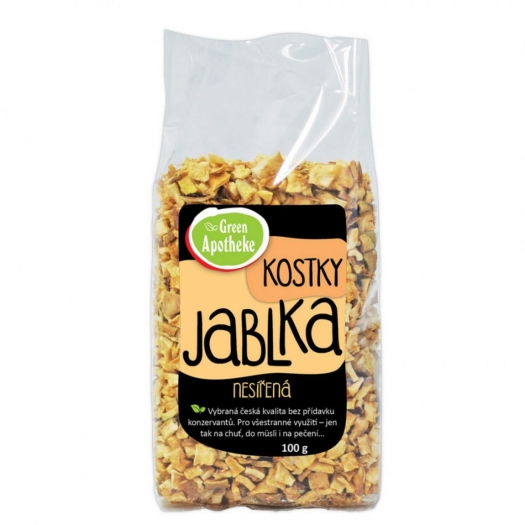 Jablka kostky nesířené