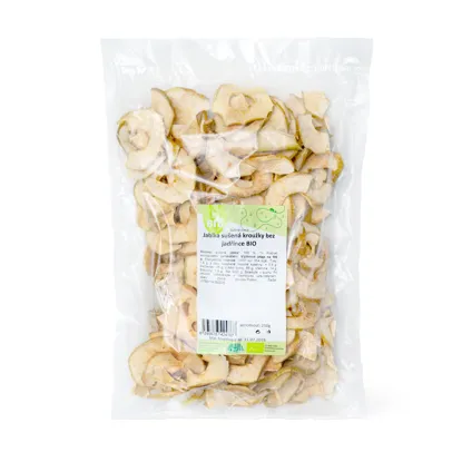 Jablka sušená kroužky bez jadřince BIO