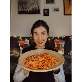 Jablka sušená tasty plátky – se skořicí