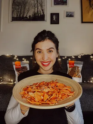 Jablka sušená tasty plátky – se skořicí