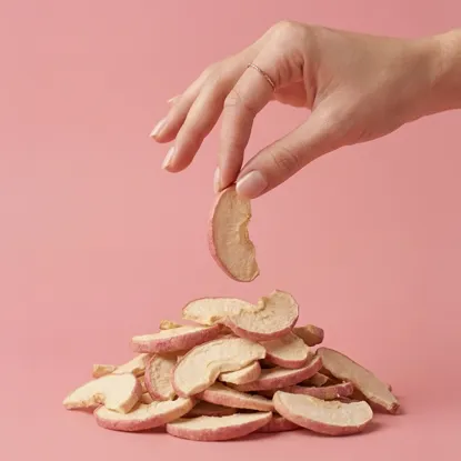 Jablko lyofilizované