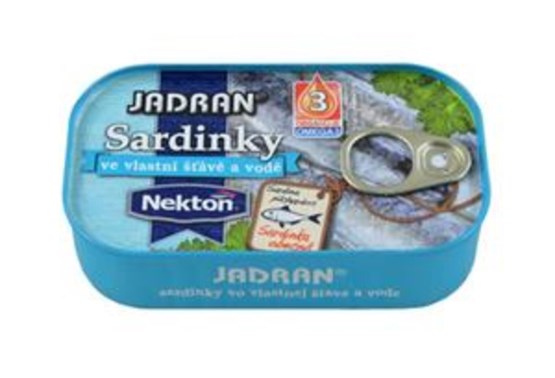 Jadran sardinky vo vlastnej šťave a vode