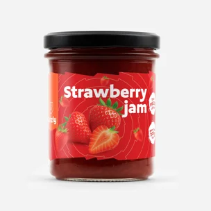 Jahodový džem s extra kousky ovoce