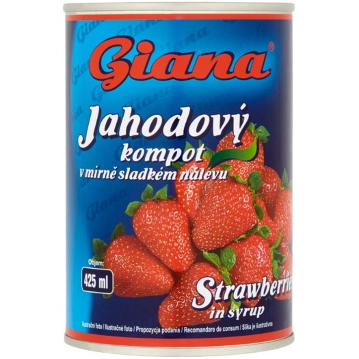 Jahodový kompot 425 ml ()