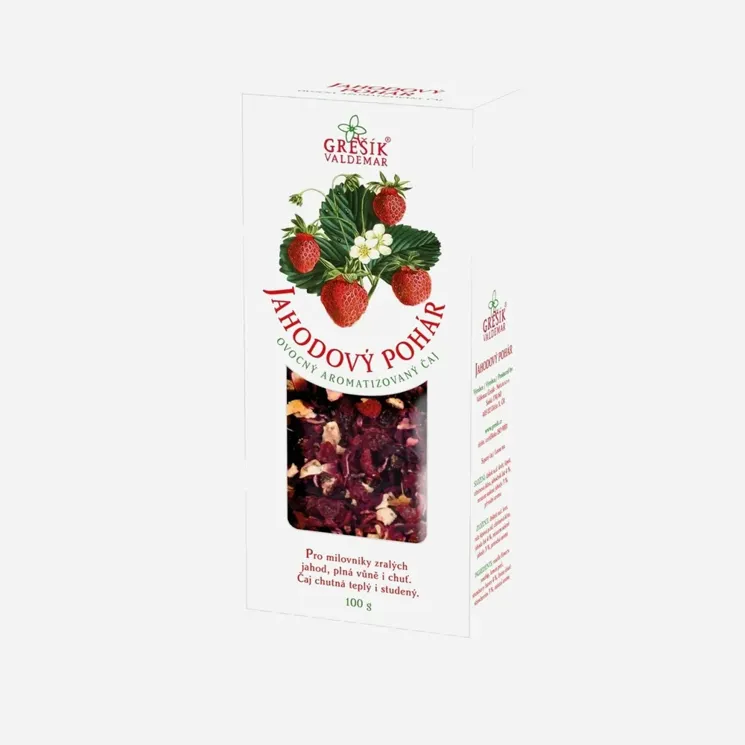 Jahodový pohár 6 x 100 g