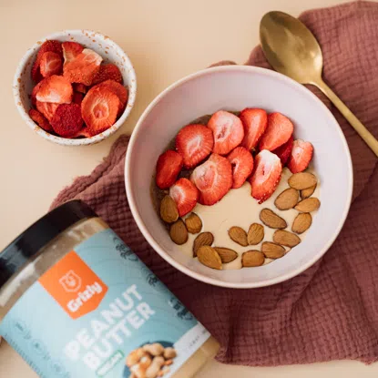 Jahody lyofilizované