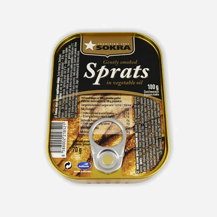 Jemně uzené šproty v rostlinném oleji - expirace