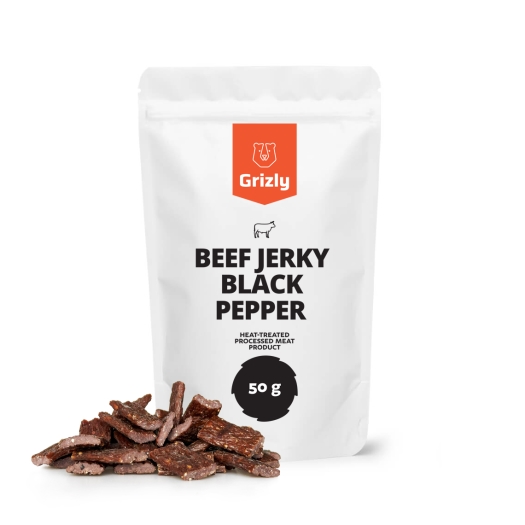 Jerky sušené hovězí maso pepř