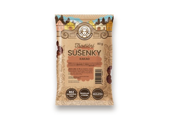 Jihočeská svačinka Tradiční sušenky kakao 80g