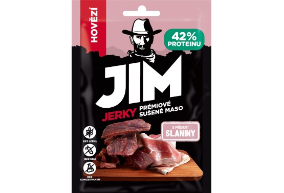 Jim Jerky Hovädzia slanina
