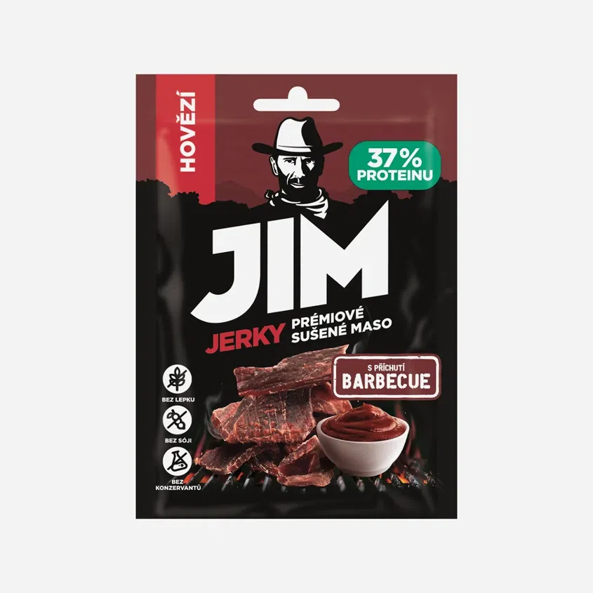 Jim Jerky Hovězí BBQ