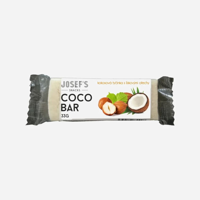 Josef 's snacks Kokosová tyčinka s lieskovým orechom