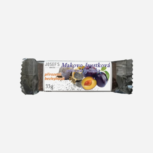 Josef´s snacks Makovo slivková bez lepku